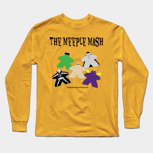 Meeple Mash, orange Long Sleeve T-Shirt